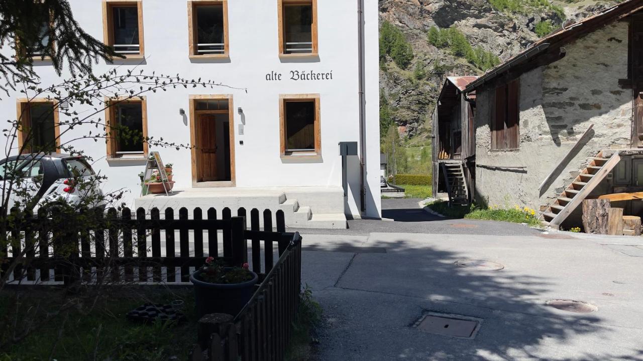 Ferienwohnungen Haus Alte Baeckerei Randa Dış mekan fotoğraf